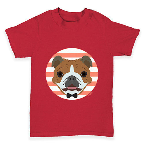 Cute Bulldog Baby Toddler T-Shirt