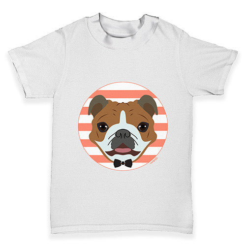 Cute Bulldog Baby Toddler T-Shirt