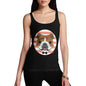 Women's Bulldog Bow Tie Tank Top