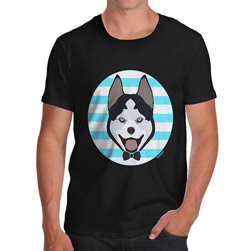 Men's Bow Tie Husky T-Shirt