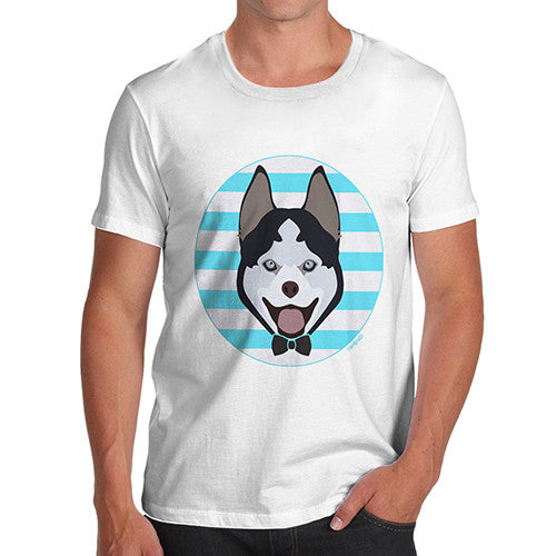 Men's Bow Tie Husky T-Shirt