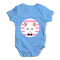 White Cat Baby Grow Bodysuit