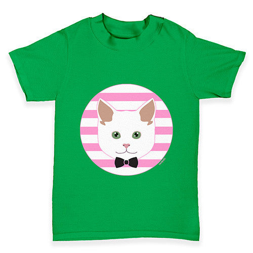 White Cat Baby Toddler T-Shirt