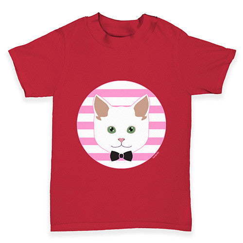 White Cat Baby Toddler T-Shirt