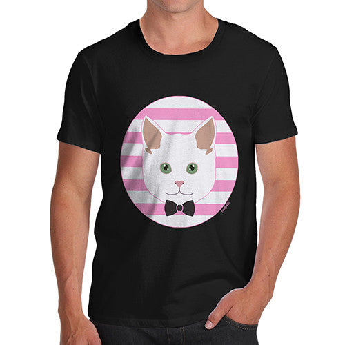 Men's Bow Tie Cat T-Shirt