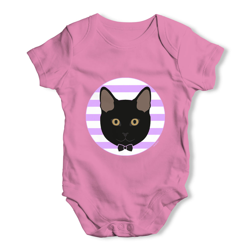 Black Cat Baby Grow Bodysuit