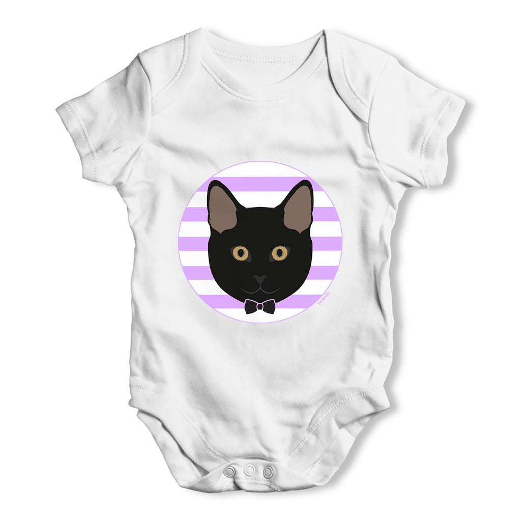 Black Cat Baby Grow Bodysuit