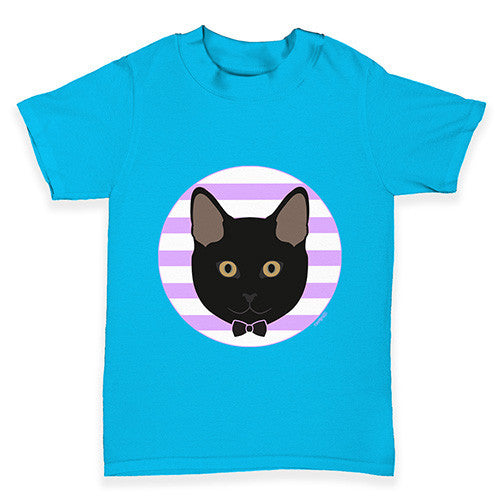 Black Cat Baby Toddler T-Shirt