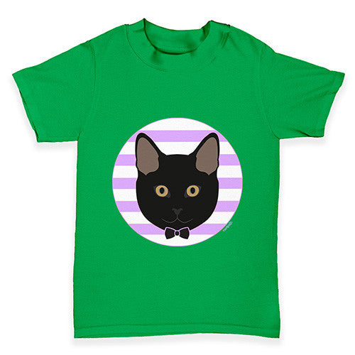 Black Cat Baby Toddler T-Shirt