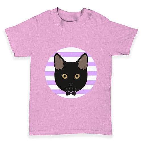 Black Cat Baby Toddler T-Shirt