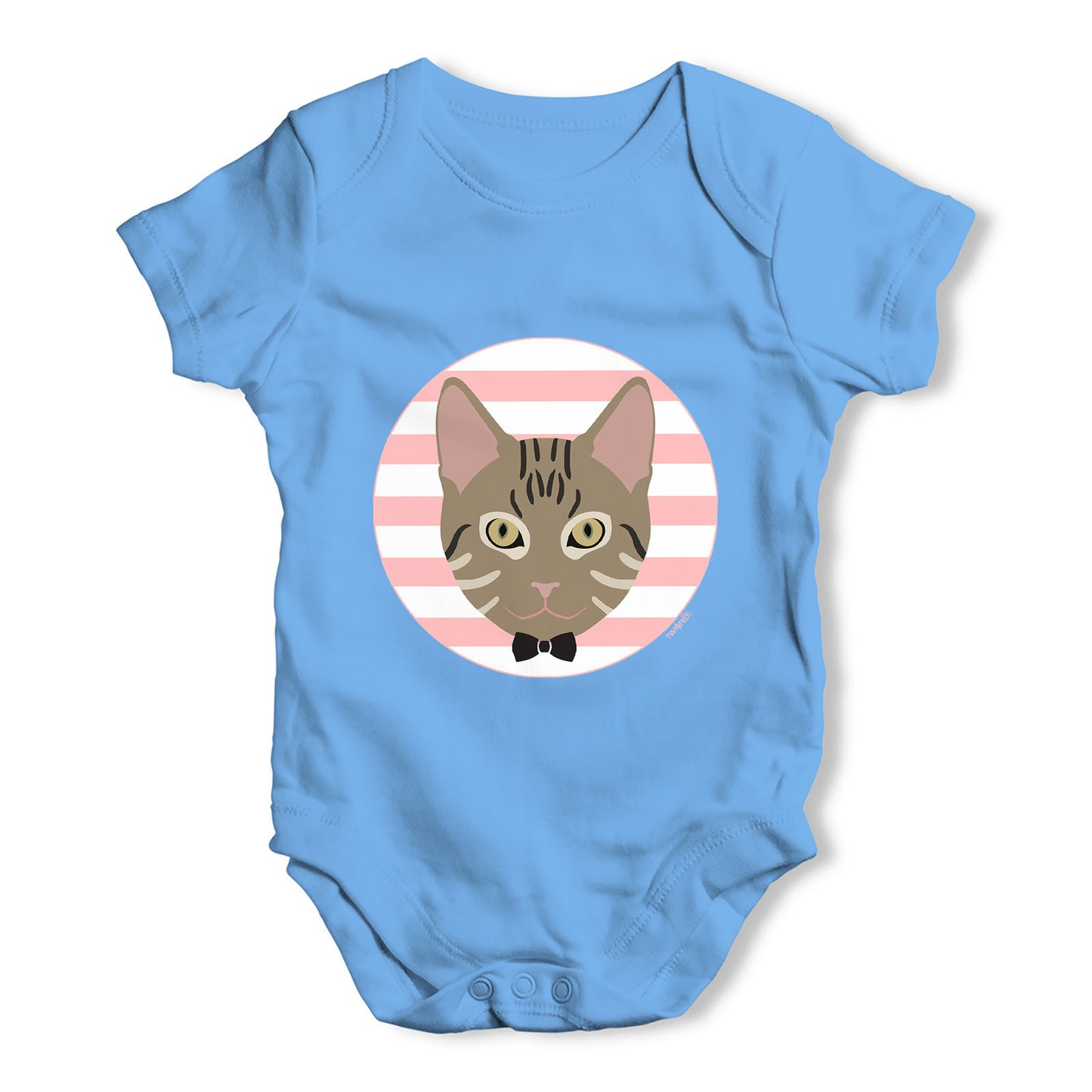 Tabby Cat Baby Grow Bodysuit