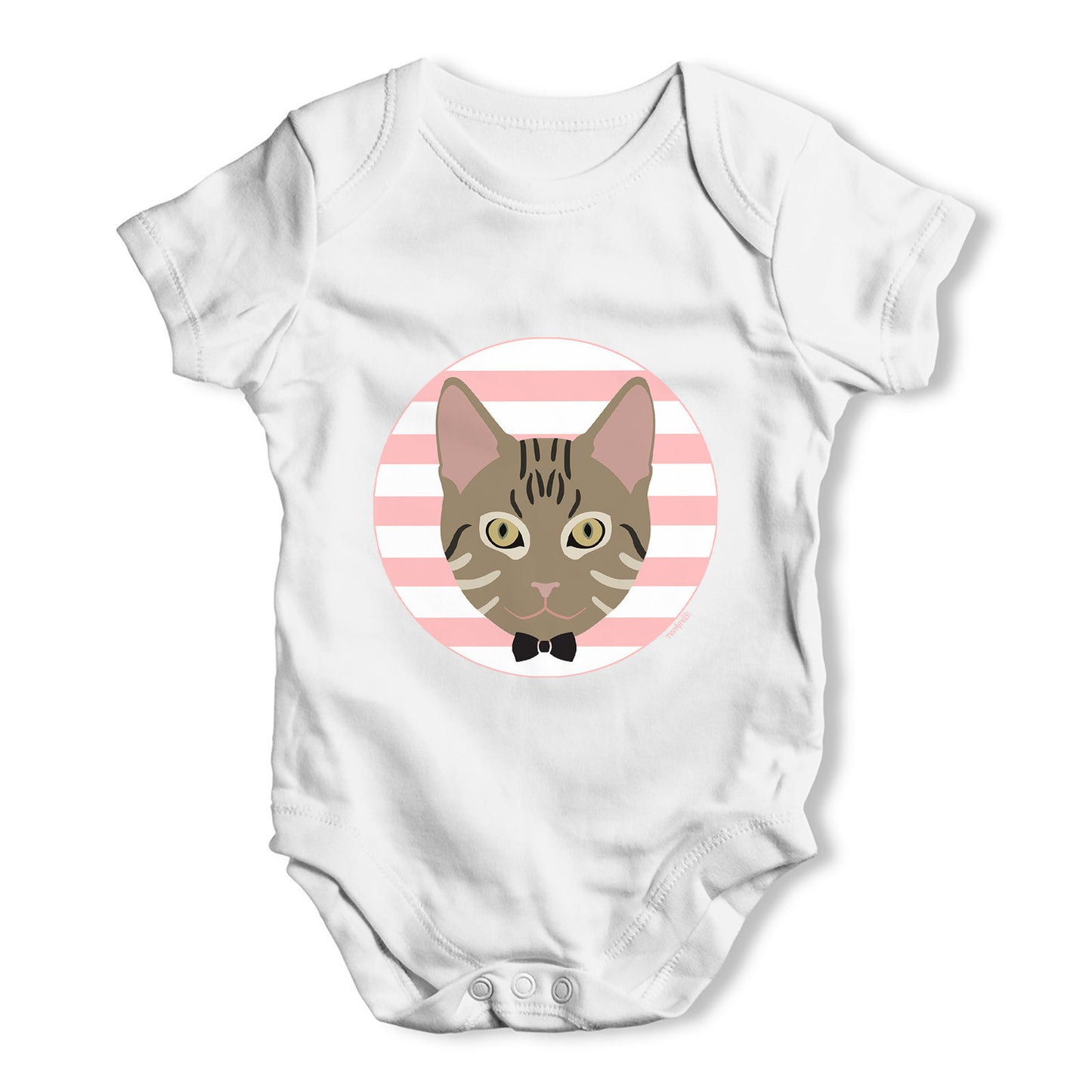 Tabby Cat Baby Grow Bodysuit