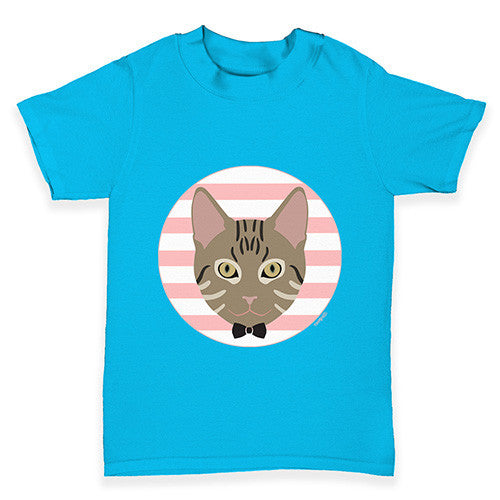 Tabby Cat Baby Toddler T-Shirt