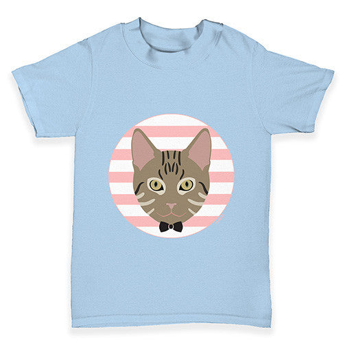 Tabby Cat Baby Toddler T-Shirt