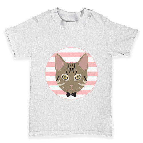 Tabby Cat Baby Toddler T-Shirt