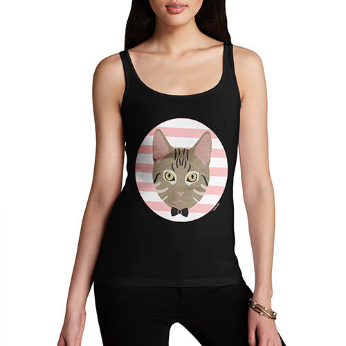 Women's Tabby Cat Tank Top