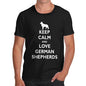 Men's Keep Calm And Love German Shepherds T-Shirt