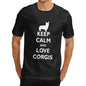 Men's Keep Calm And Love Corgis T-Shirt