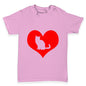 Cat Heart Baby Toddler T-Shirt