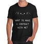 Men's Emoji Want To Make Contact T-Shirt