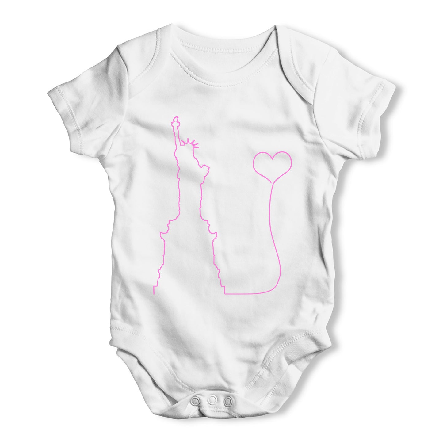 Love New York Baby Grow Bodysuit