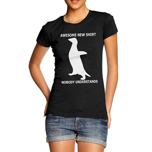 Woman's Awkward Penguin T-Shirt