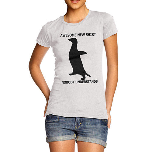 Woman's Awkward Penguin T-Shirt