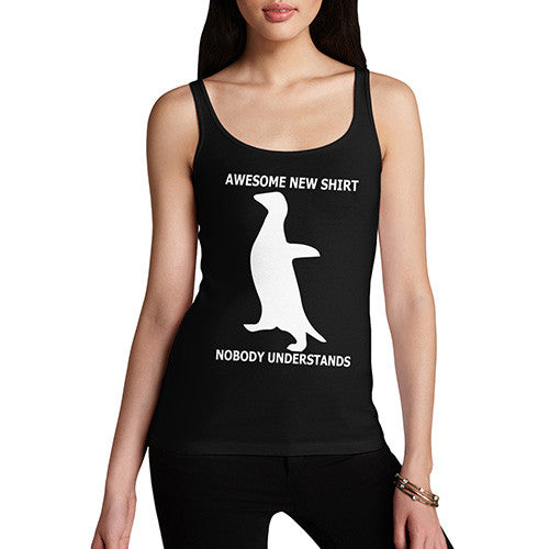 Woman's Awkward Penguin Tank Top