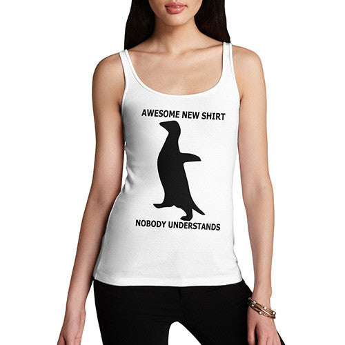 Woman's Awkward Penguin Tank Top