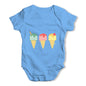 Multi Colour Ice Cream Baby Grow Bodysuit