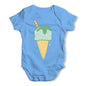 Yummy Green Ice Cream Baby Grow Bodysuit