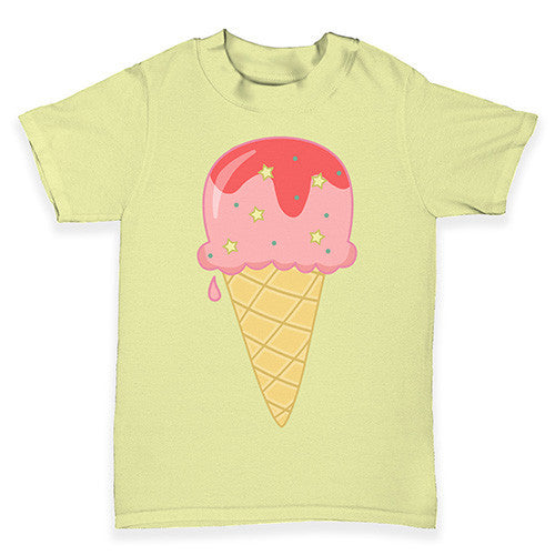 Yummy Strawberry Ice Cream Baby Toddler T-Shirt