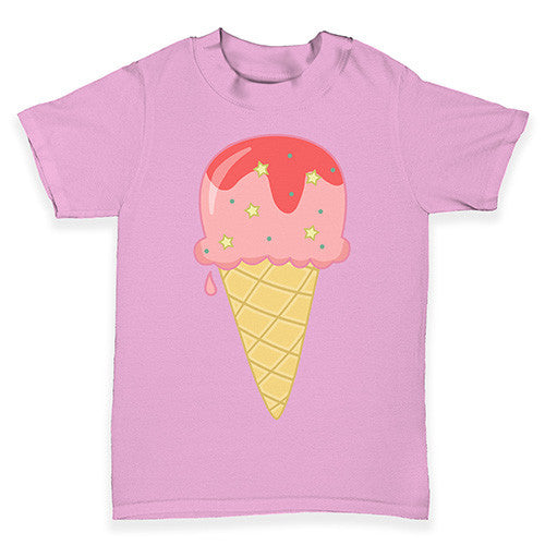 Yummy Strawberry Ice Cream Baby Toddler T-Shirt