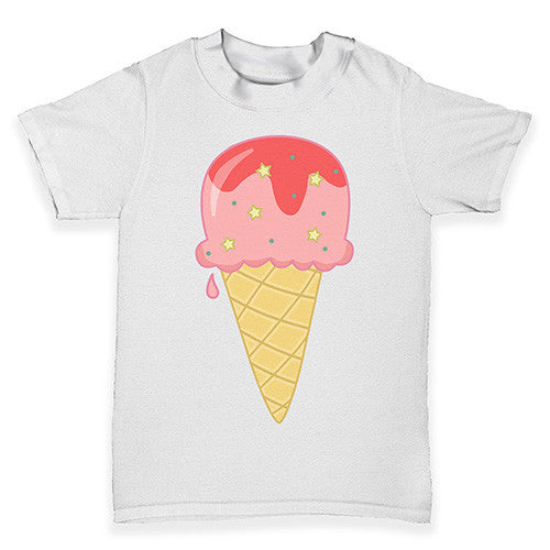 Yummy Strawberry Ice Cream Baby Toddler T-Shirt