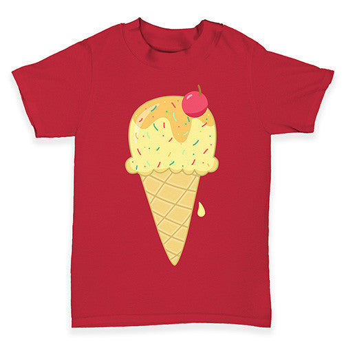 Yummy Vanilla Ice Cream Baby Toddler T-Shirt