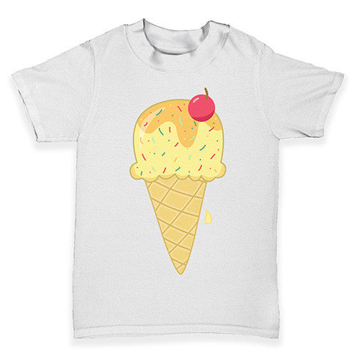 Yummy Vanilla Ice Cream Baby Toddler T-Shirt
