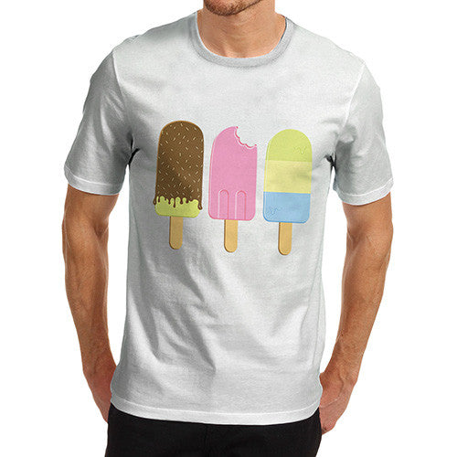 Men's Ice Cream Print T-Shirt