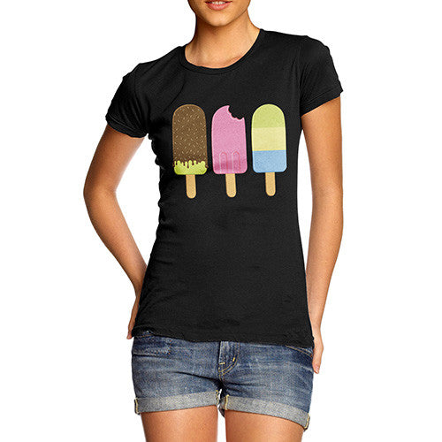 Women's Ice Cream Print T-Shirt