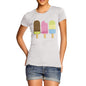 Women's Ice Cream Print T-Shirt