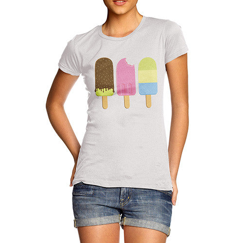 Women's Ice Cream Print T-Shirt