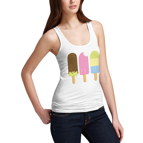 Women's Ice Cream Print Tank Top