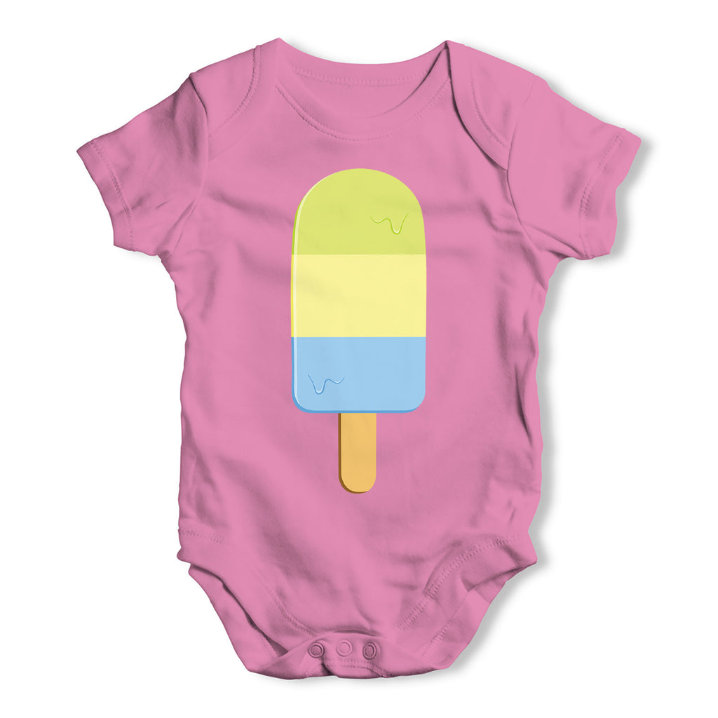 Multi Coloured Ice Lolly Baby Grow Bodysuit