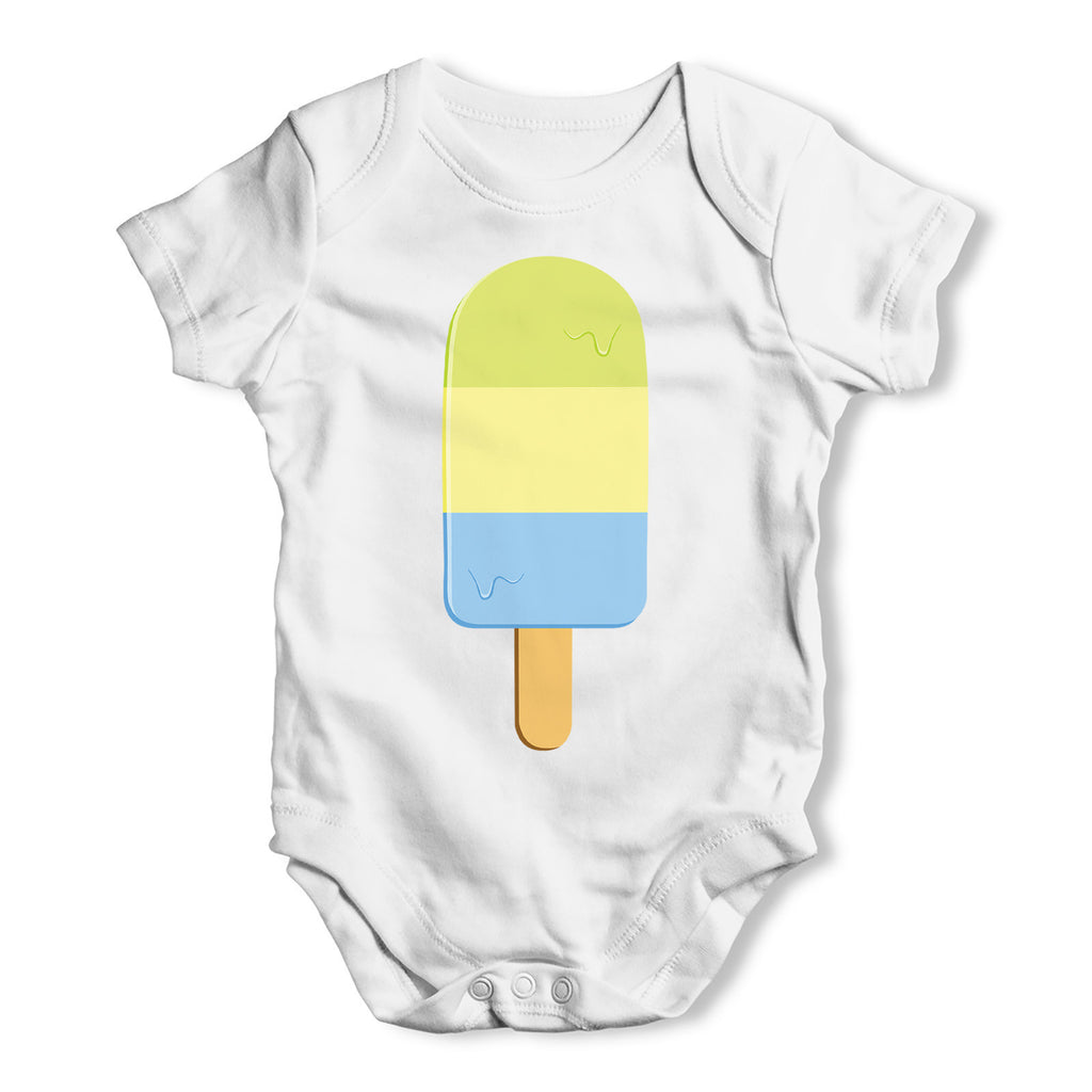 Multi Coloured Ice Lolly Baby Grow Bodysuit