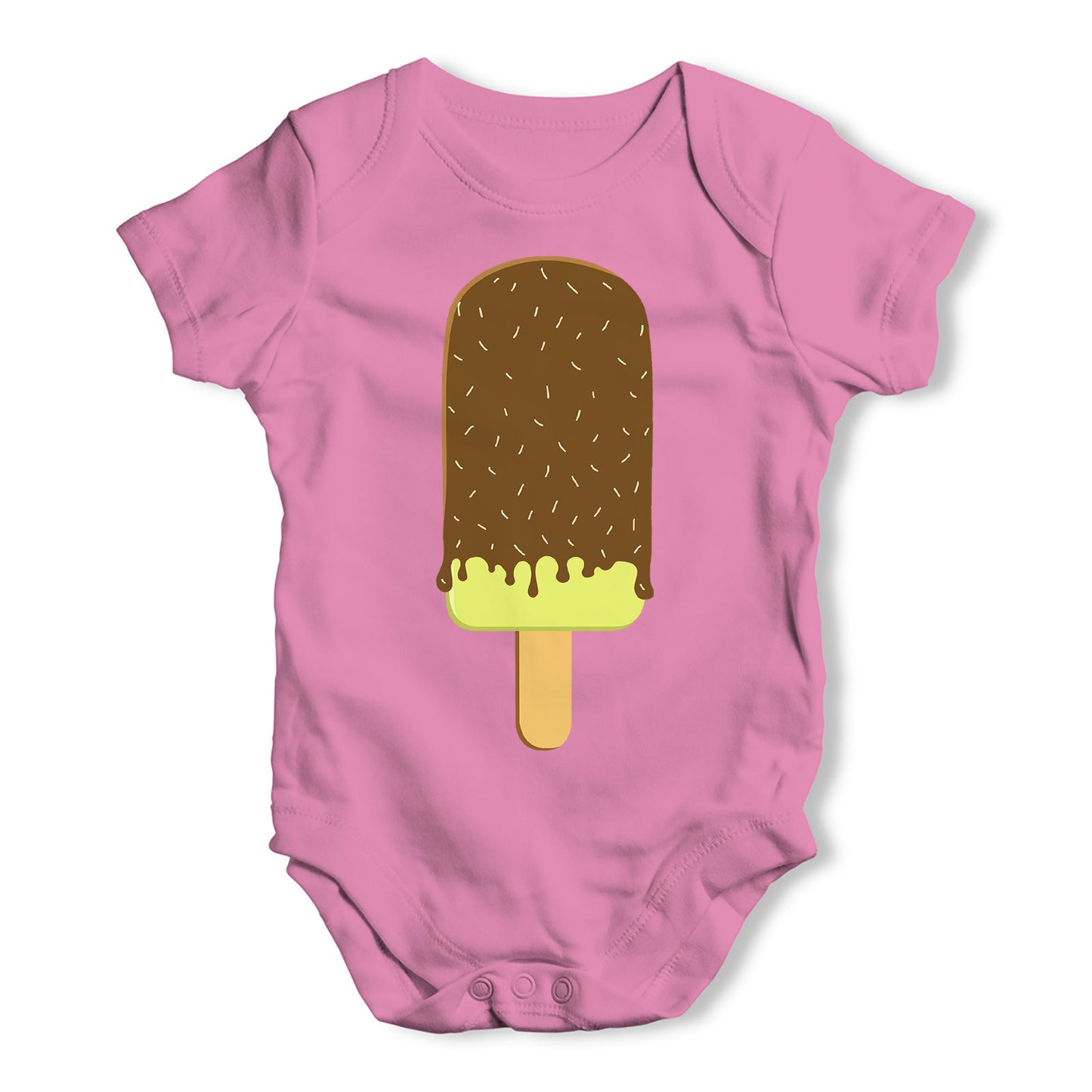 Chocolate Ice Lolly Baby Grow Bodysuit