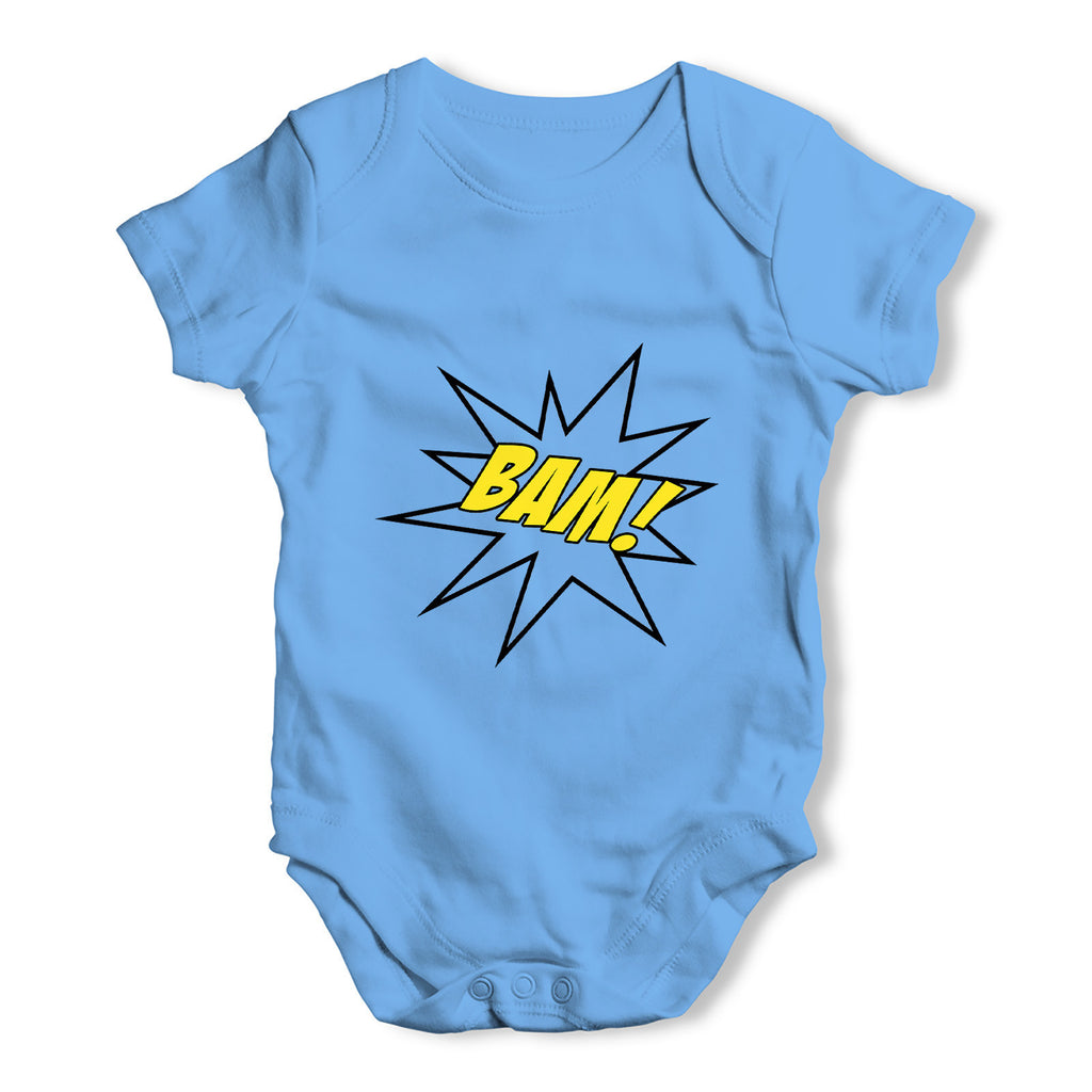 Comic Book Bam! Baby Grow Bodysuit