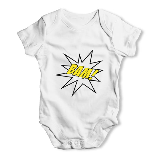 Comic Book Bam! Baby Grow Bodysuit