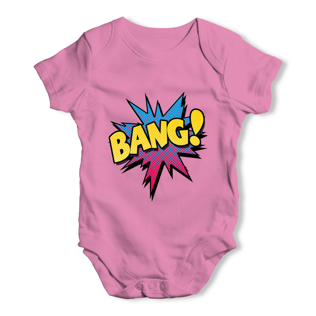 Comic Book Bang! Baby Grow Bodysuit