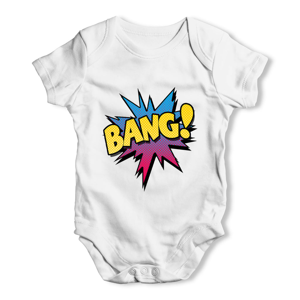 Comic Book Bang! Baby Grow Bodysuit