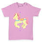 Pink Horse Carousel Baby Toddler T-Shirt