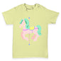 Blue Horse Carousel Baby Toddler T-Shirt